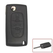 3 Button 433MHZ Original Remote Key shell For Citroen 5pcs/lot