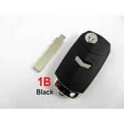 Flip Remote Key Shell 1 Button Black Color for Fiat  5pcs/lot