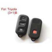 Remote Key Shell 3+1 Button for Toyota 5pcs/lot