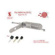 Super Auto Decoder And Pick Tools NSN14 10Pin(2015)