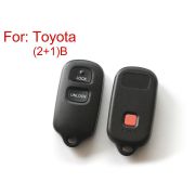 Remote Key Shell For Toyota 2+1 Buttons 5pcs/lot