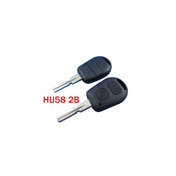 Transponder Key Shell 2 Button 4 Track for BMW 5pcs/lot