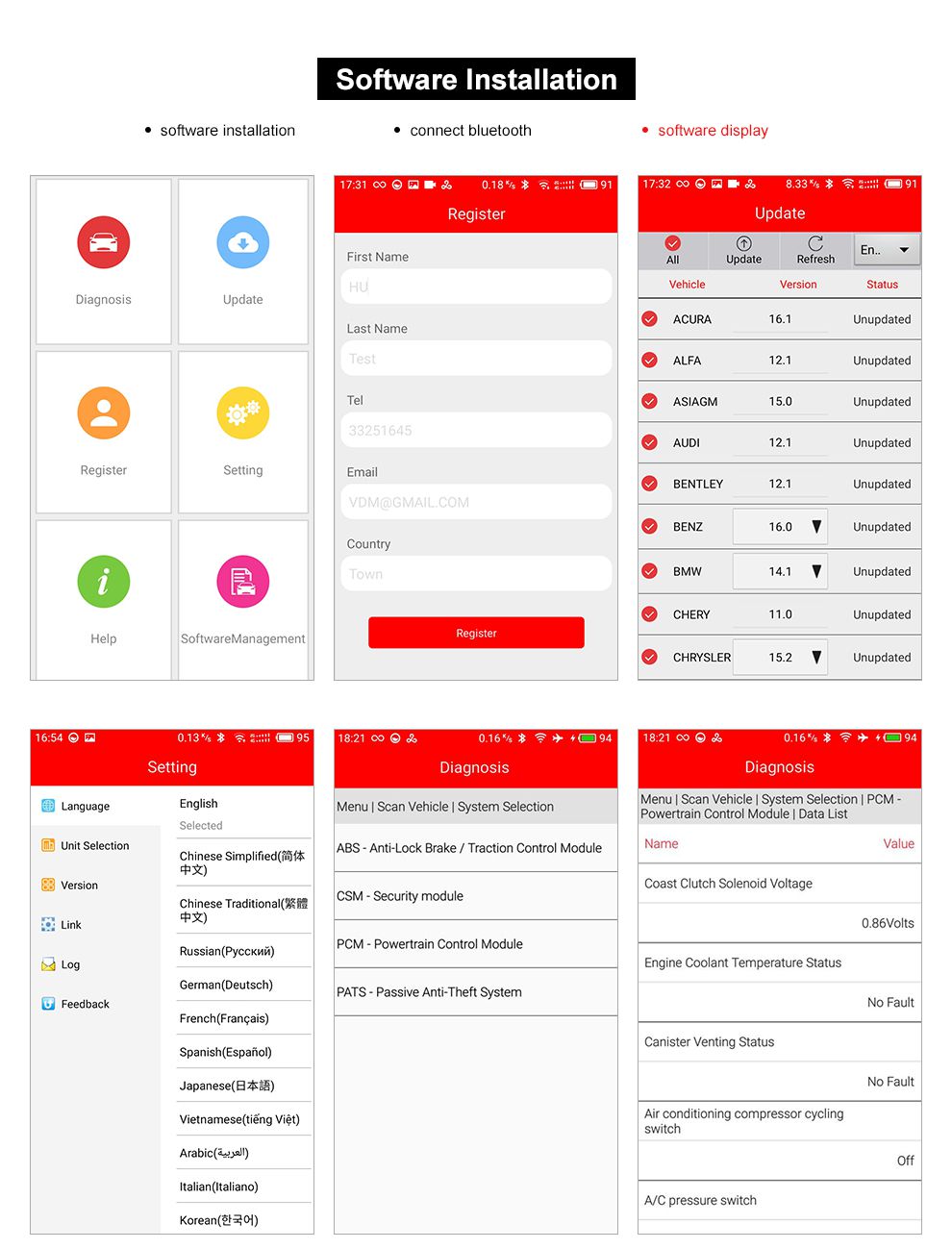 UCANDAS VDM2 Full system Scanner