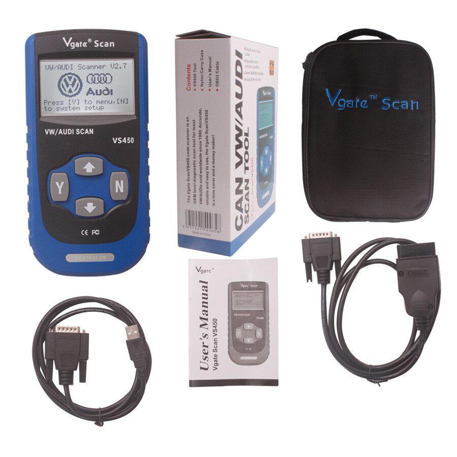 VS450 VAG CAN OBDII SCAN TOOL VS450 Code Reader