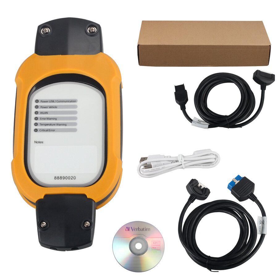VCADS 88890180 (88890020 + Yellow Protection) V2.01 Truck Diagnostic Interface for Volvo/Renault
