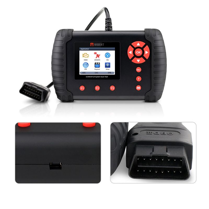 VIEDNT iLink410 ABS & SRS & SAS Reset Tool OBDII Diagnostic Tool Scan Tool