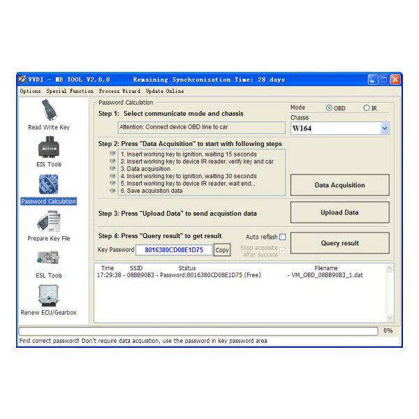 VVDI MB BGA TOOL BENZ Password Calculation Unlimited Token for One Year Period