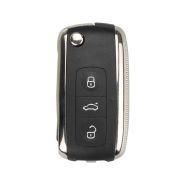 Modified Flip Remote Key Shell 3 Button For VW Seat 5PCS/lot