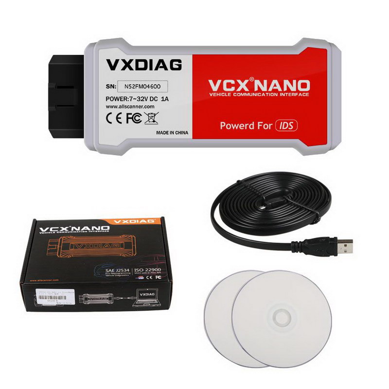 VXDIAG VCX Nano for Ford/Mazda 2 in 1 with IDS V125 Diagnostic Tool