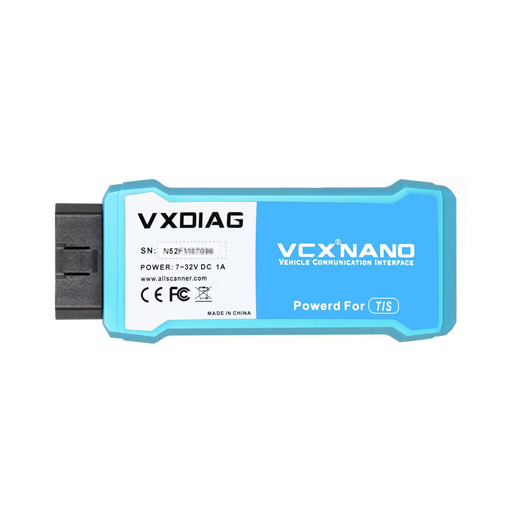 VXDIAG VCX NANO for TOYOTA TIS Techstream V12.00.127 Compatible with SAE J2534 WIFI Version