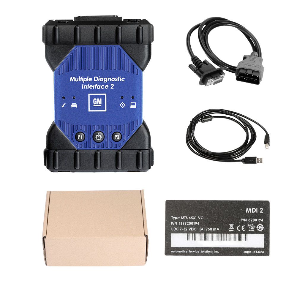 Wifi GM MDI 2 Diagnostic Interface with V2022.11 GM MDI Software Pre-installed on Lenovo T410 Laptop I5 CPU 4GB Memory Ready to Use