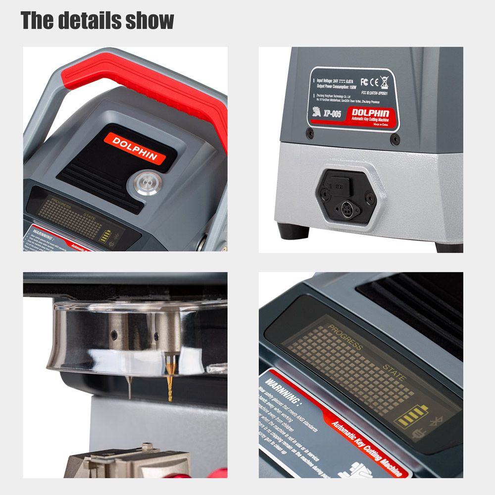 Xhorse Dolphin XP005 Automatic Key Cutting Machine Plus VVDI MB Tool with 1 Year Unlimited Token