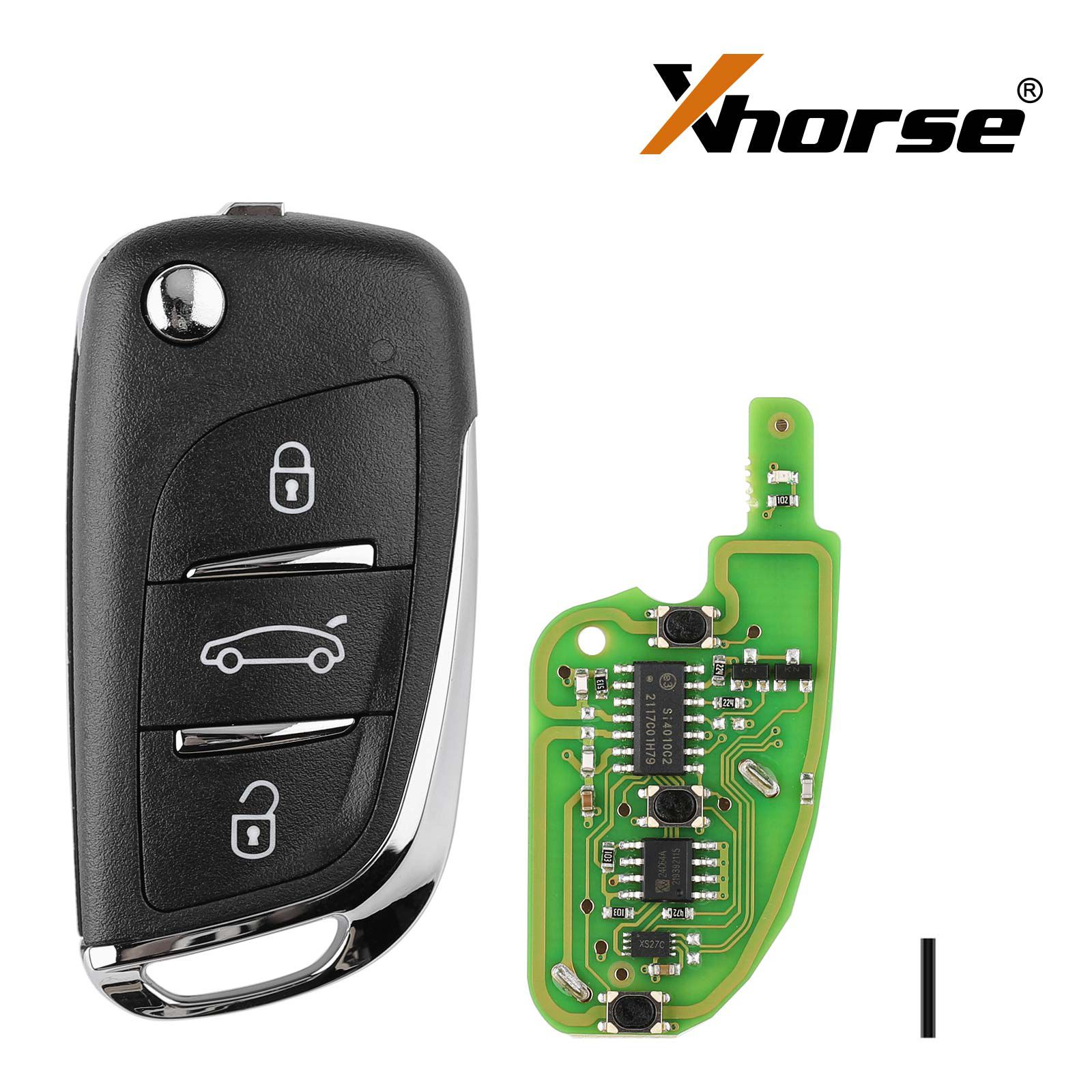 Xhorse XEDS01EN DS Style Super Remote 3 Buttons with Built-in Super Chip English Version 5pcs/lot
