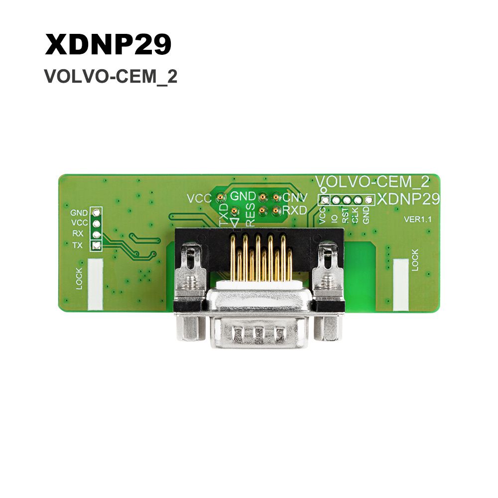 Xhorse XDNPP2 Solder-Free Adapters for Volvo 3pcs/set Work with MINI PROG and KEY TOOL PLUS
