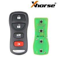 Xhorse XKNI00EN Wire Remote Key Nissan Separate 4 Buttons English Version 5pcs/lot