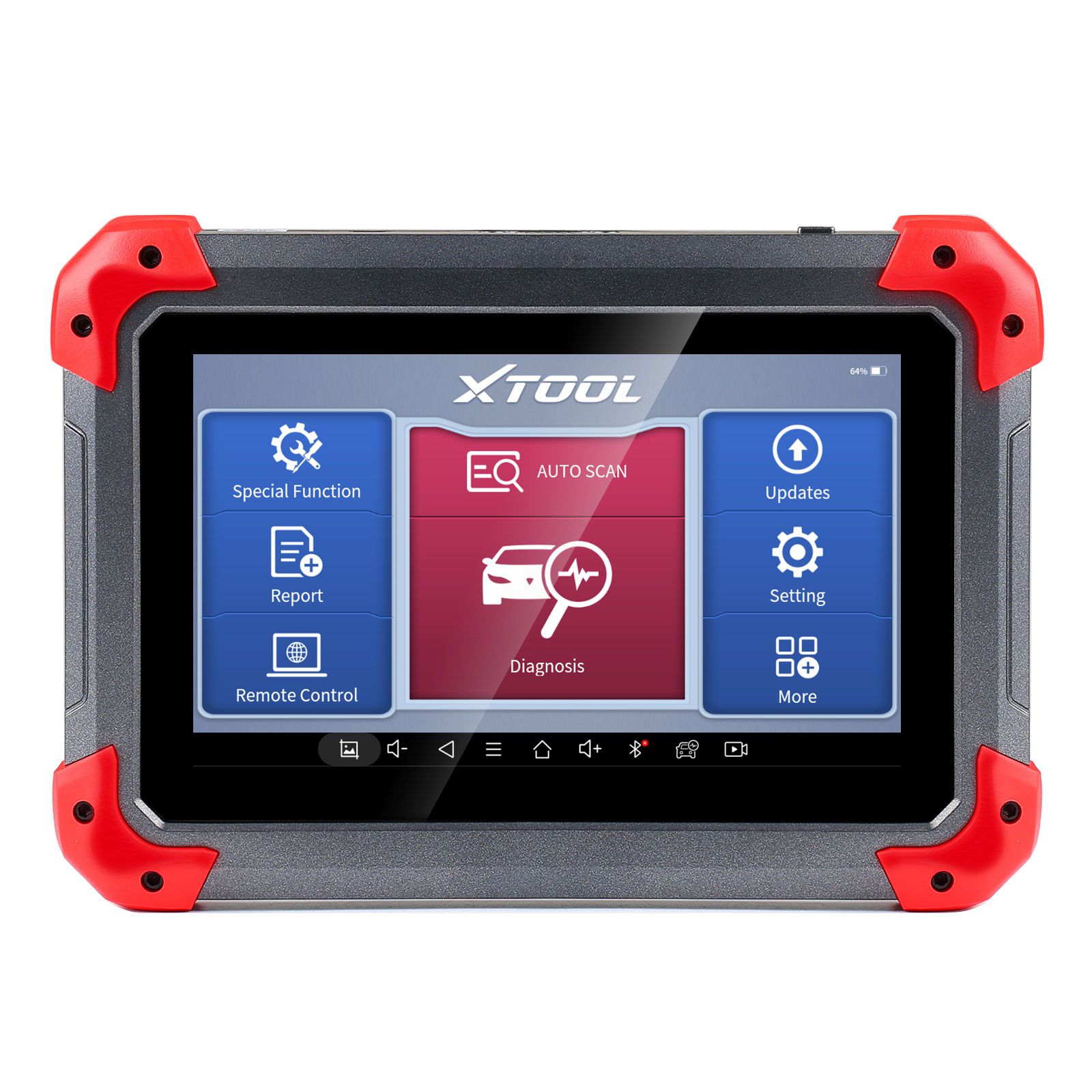 XTOOL D7 Automotive Diagnostic Tool Bi-Directional Scan Tool Support OE-Level Full Diagnosis with 26+ Services IMMO/Key Programming ABS Bleeding