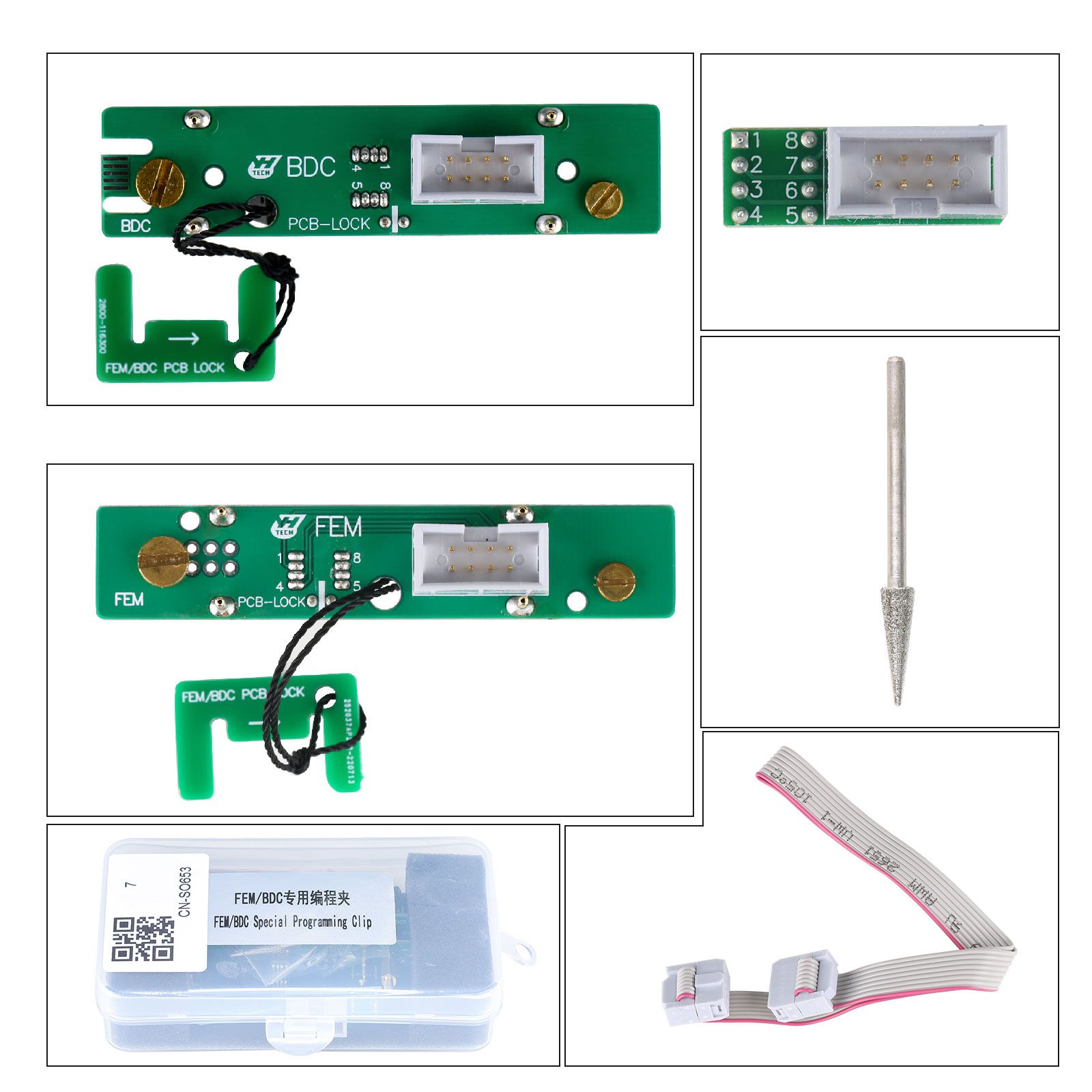 Yanhua FEM/BDC Special Programming Clip for 95128/95256 Chip Work with Yanhua ACDP/ CGDI/ VVDI/ Autel/ Launch X431