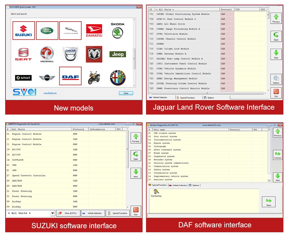 SVCI V2020 FVDI Full Version IMMO Diagnostic Programming Tool