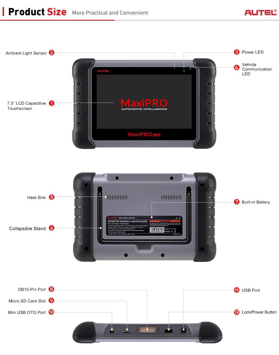 Autel MaxiPRO MP808K