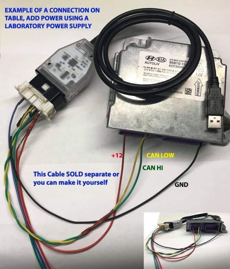 Diatronik SRS+DASH+CALC+EPS OBD Tool and GPROG LITE SL Adapter 