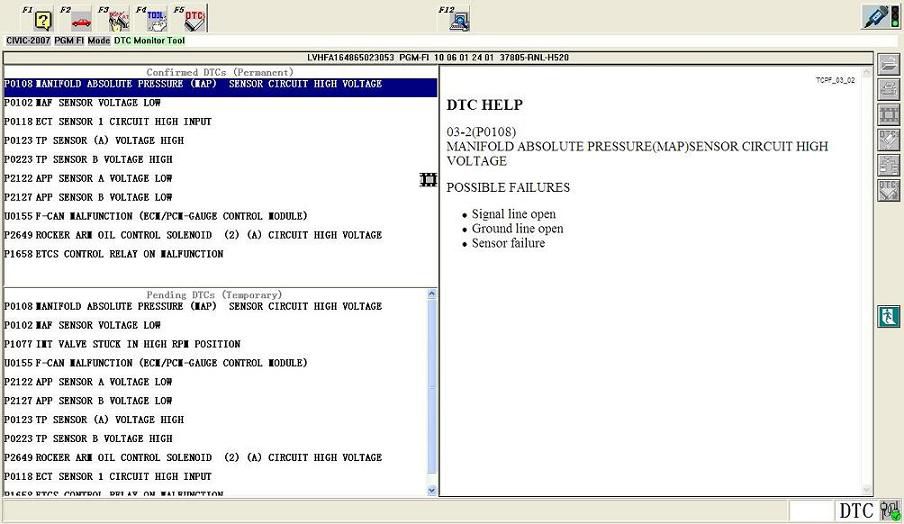 HDS Diagnostic Cable Software Display 3