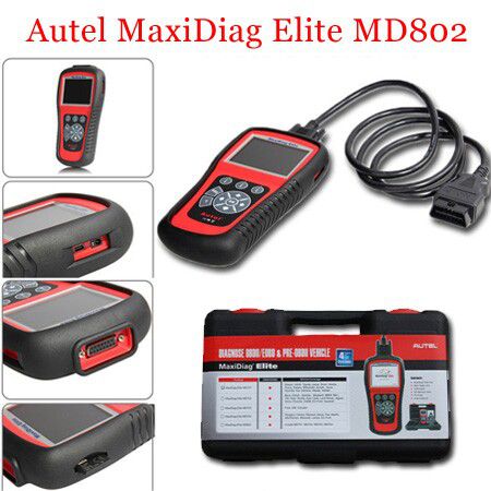 MaxiDiag Elite MD802 Package Display
