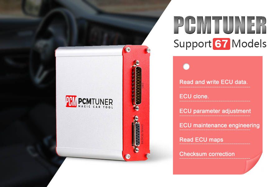 V1.21 PCMtuner ECU Programmer with 67 Modules