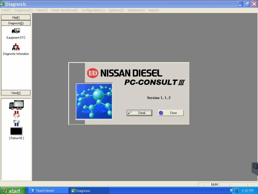 nissan diesel special diagnostic instrumen step2