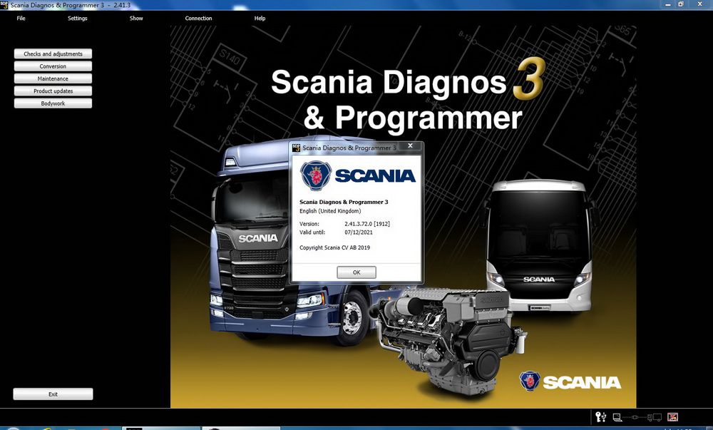 V2.41.3 Scania SPD3 for VCI-3 VCI3 Scanner