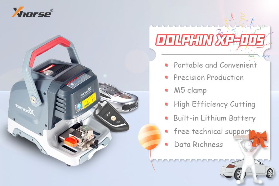 Xhorse Dolphin XP-005 XP005 XP0501EN Key Cutting Machine 