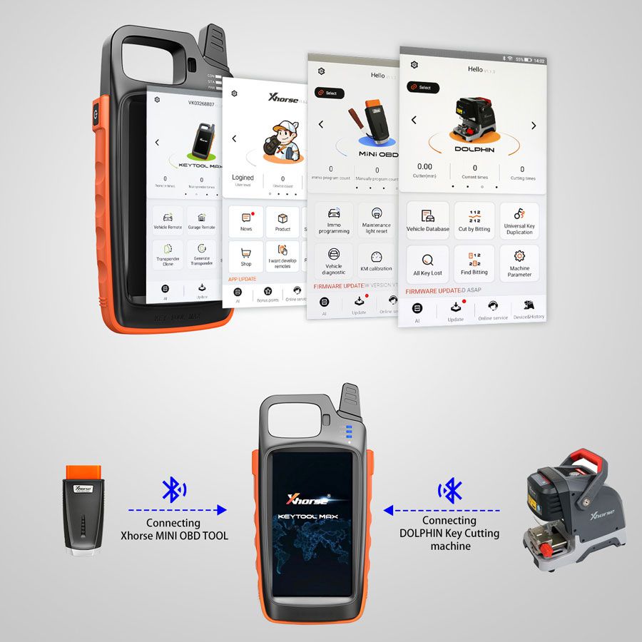 VVDI KEY TOOL MAX + Mini obd tool 